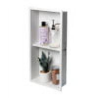 Adhesive Stainless Steel Shower Shelf