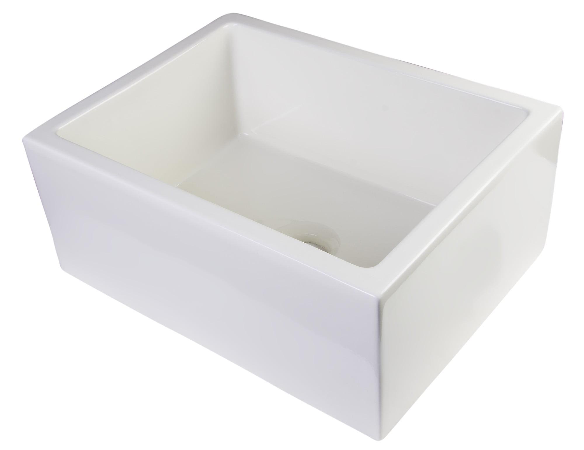 23.63'' L Farmhouse / Apron Single Bowl Fireclay Kitchen Sink