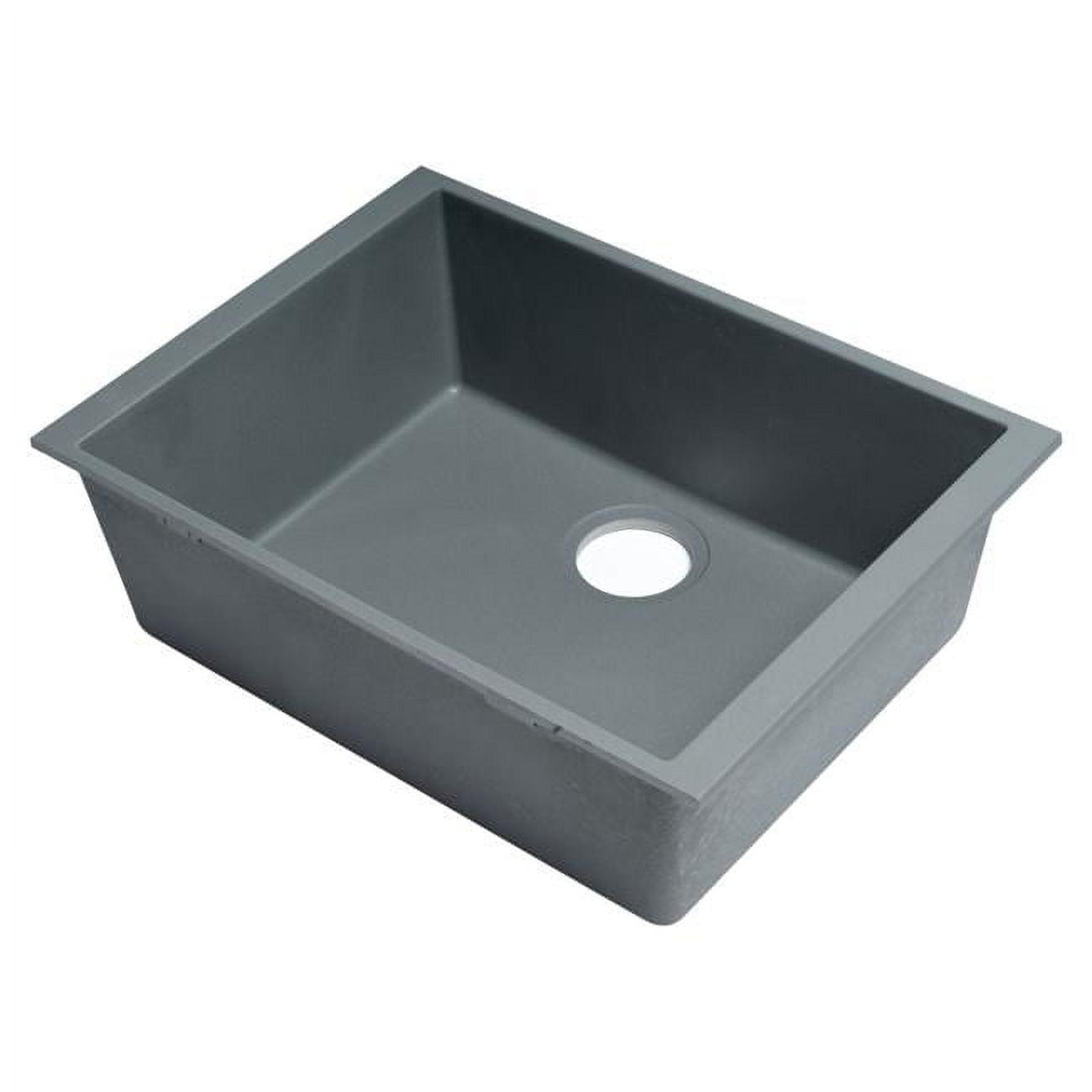 23.63'' L Undermount Single Bowl Granite Kitchen Sink