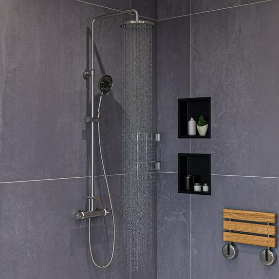 Alfi Brand Complete Shower System with Rough in-Valve AB2867-BN