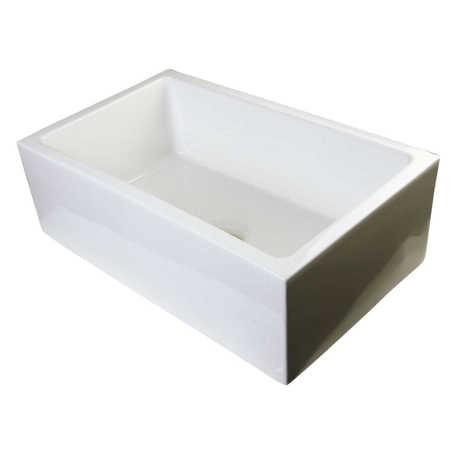 30'' L Farmhouse / Apron Single Bowl Fireclay Kitchen Sink