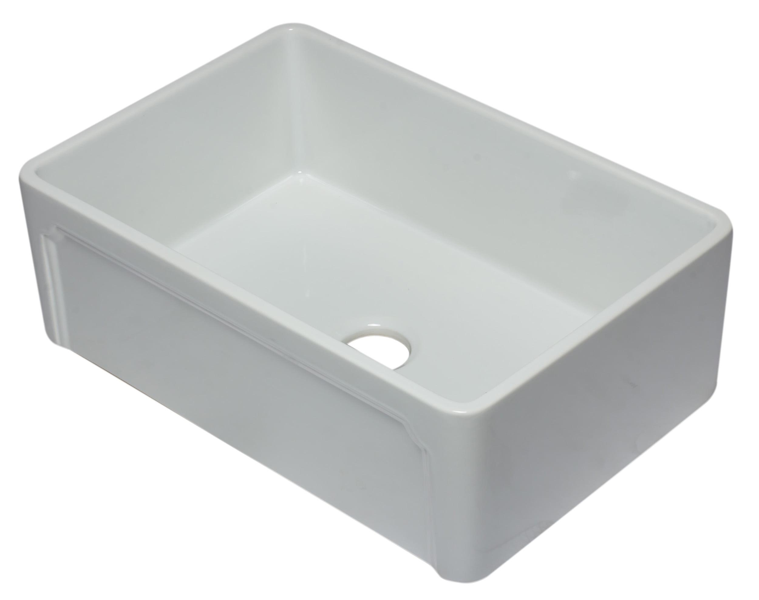 29.75'' L Farmhouse / Apron Single Bowl Fireclay Kitchen Sink