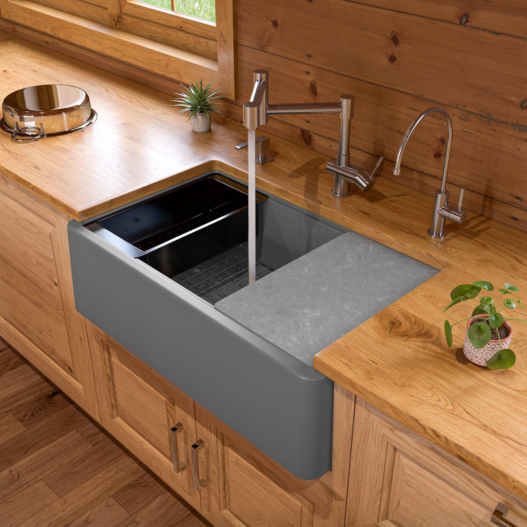 33'' L Single Bowl Granite Kitchen Sink