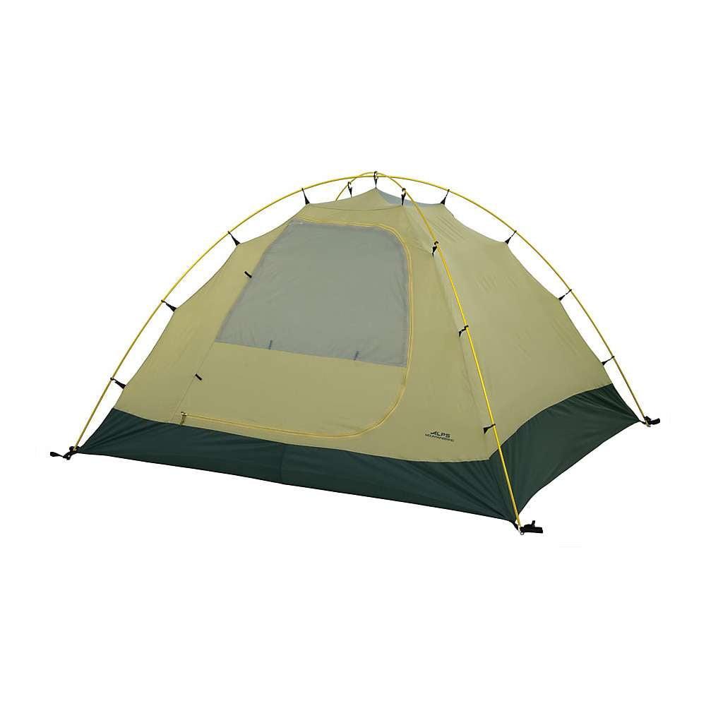 Tan Three-Season Dome Camping Tent with Carry Bag