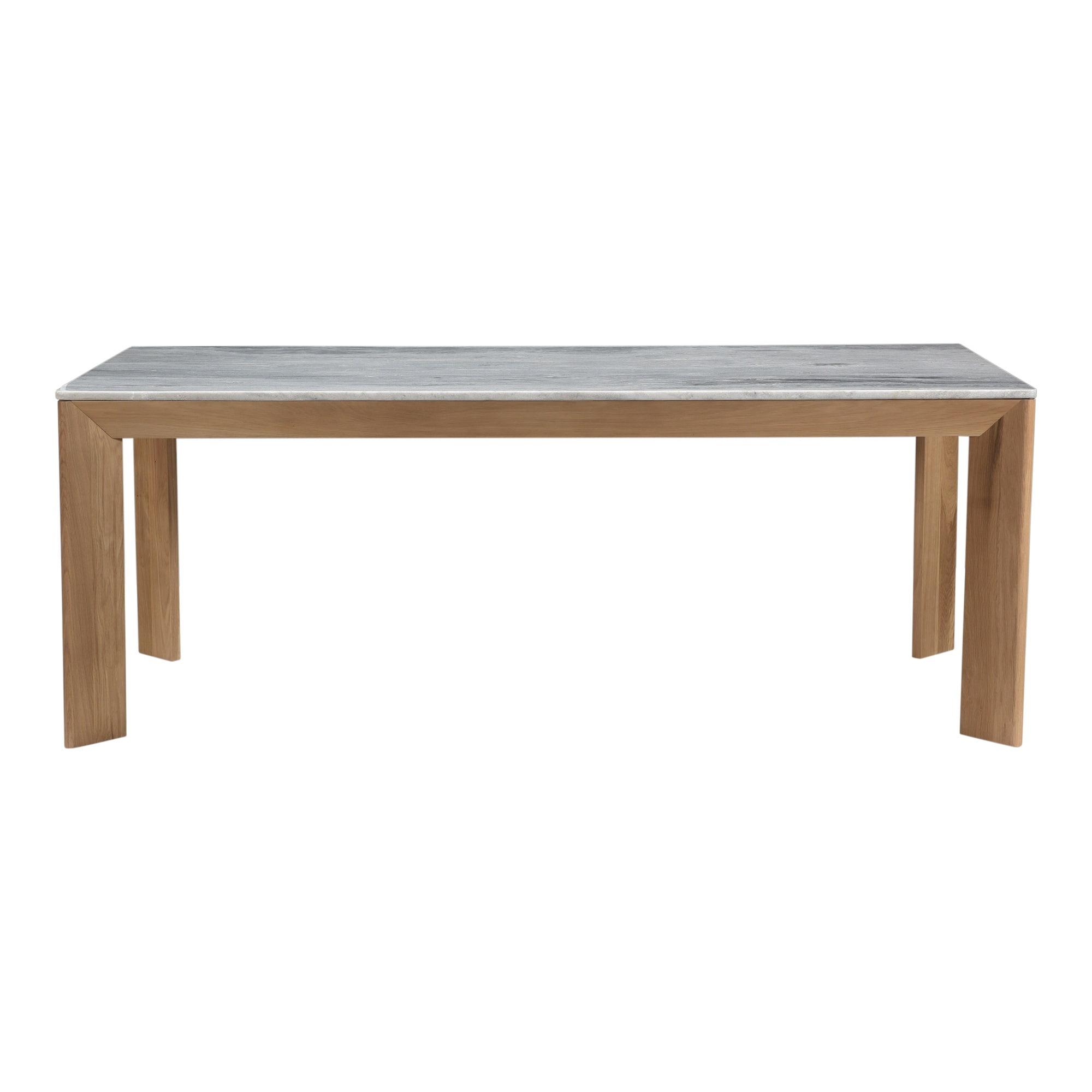 Moe's Home Collection Angle Stone Dining Table Gray Color