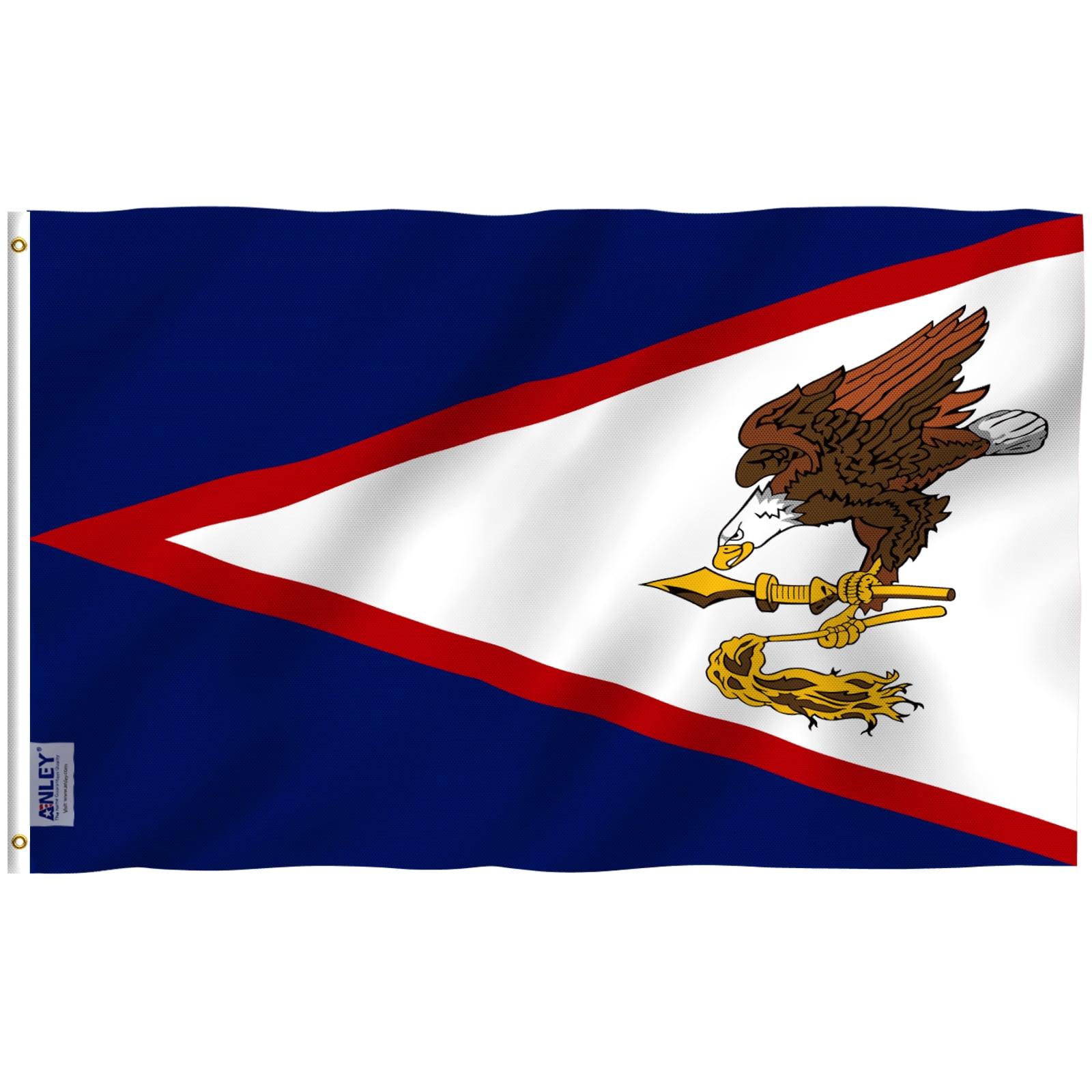 3x5 Feet American Samoa Polyester Flag with Brass Grommets