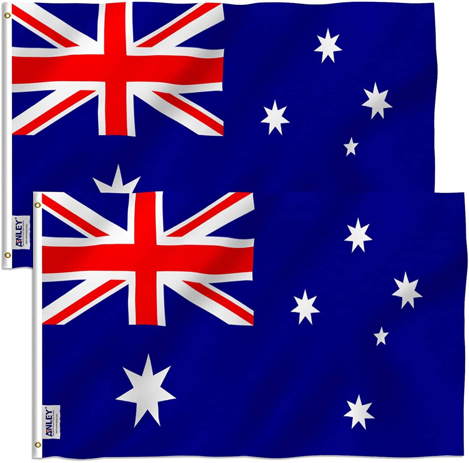 Australia Flag 3x5 Foot Polyester House Flag with Grommets