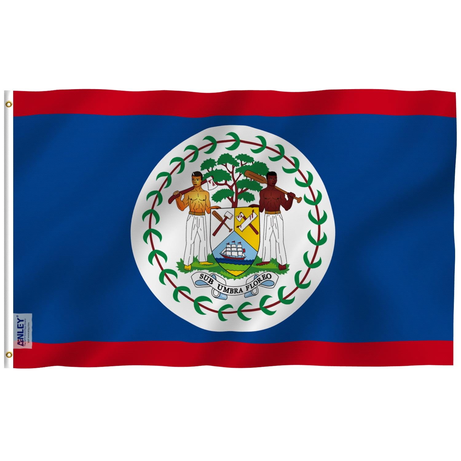 ANLEY 3x5 Foot Belize Flag - Belizean National Flags Polyester