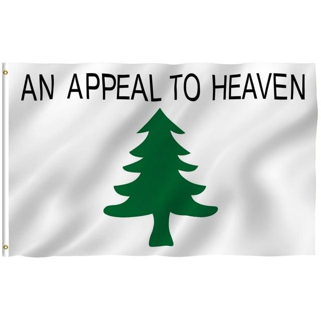 ANLEY Anley An Appeal To Heaven Flag Polyester 36 x 60 in. House Flag - Pine Tree Flags