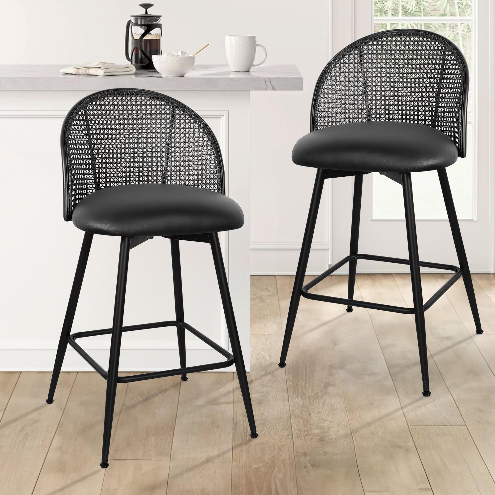 Arvon Swivel Upholstered Counter & Bar Stool