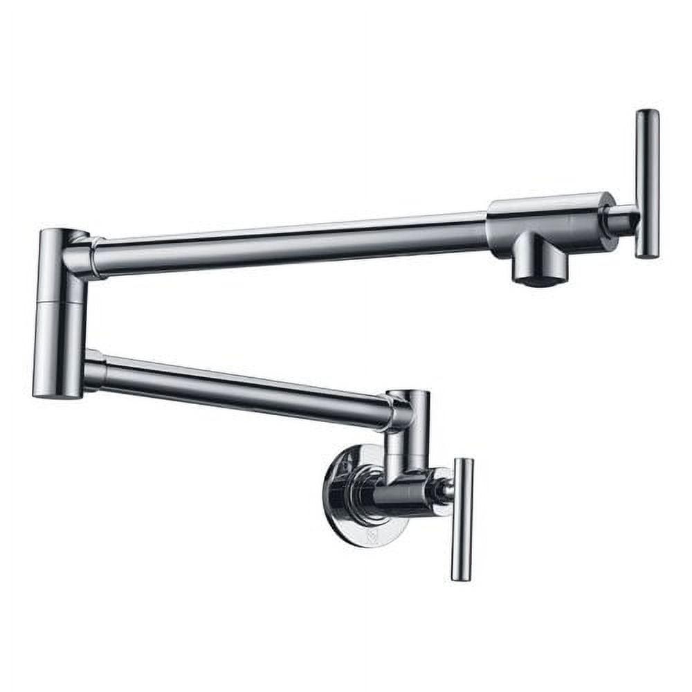 ANZZI ANZZI Braccia Series 24" Wall Mounted Pot Filler With Accessories KF-AZ258CH