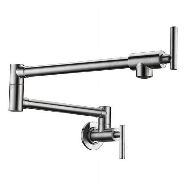 ANZZI ANZZI Braccia Series 24" Wall Mounted Pot Filler With Accessories KF-AZ258BN