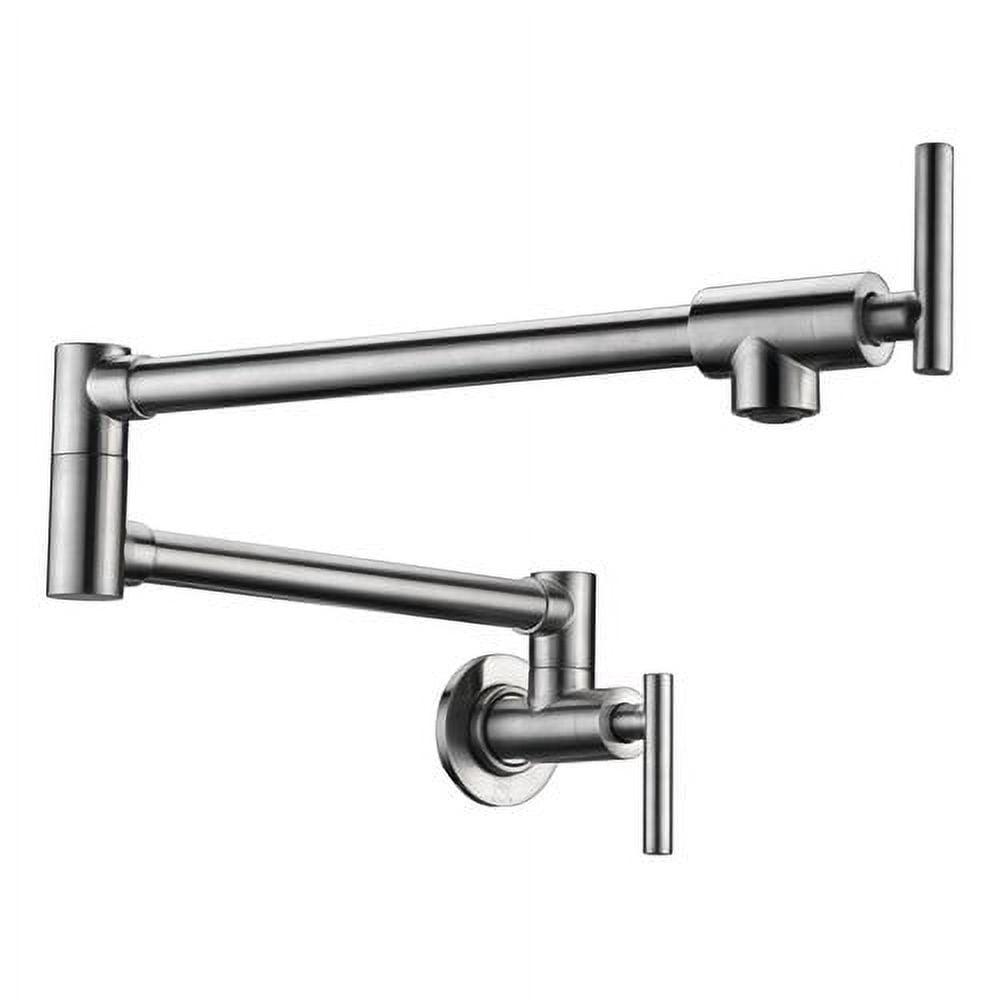 ANZZI ANZZI Braccia Series 24" Wall Mounted Pot Filler With Accessories KF-AZ258BN