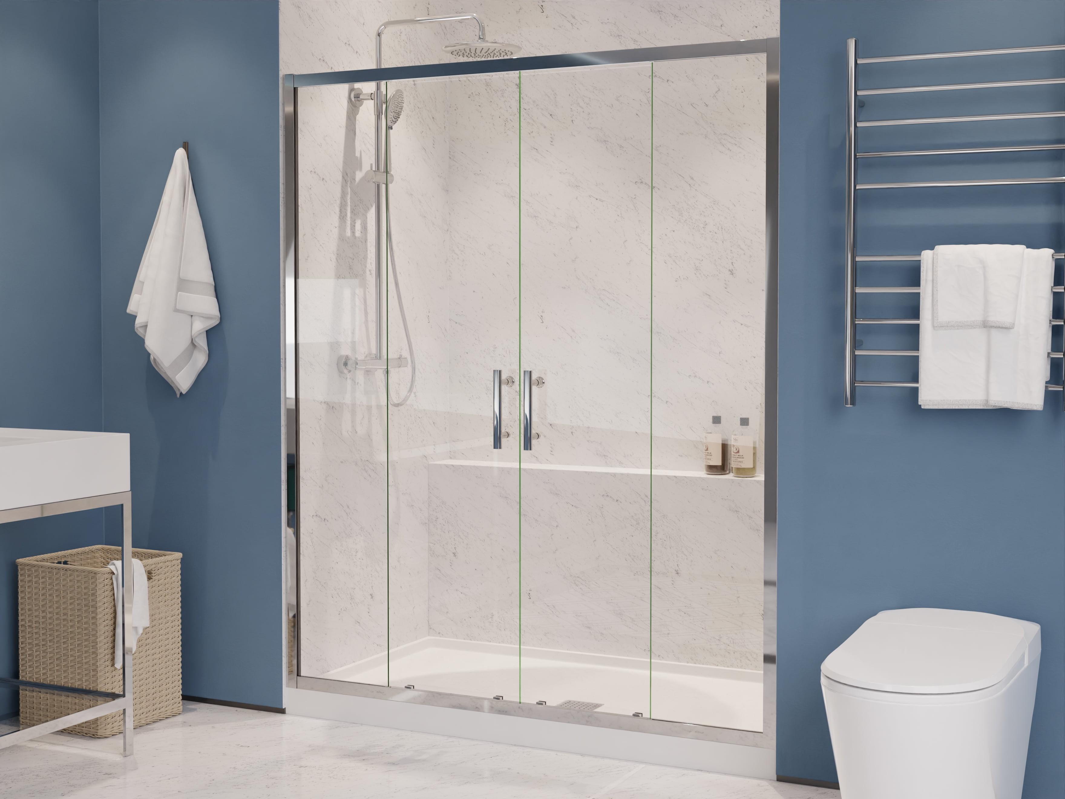 60" - 60.4" W x 70" H Framed Shower Door