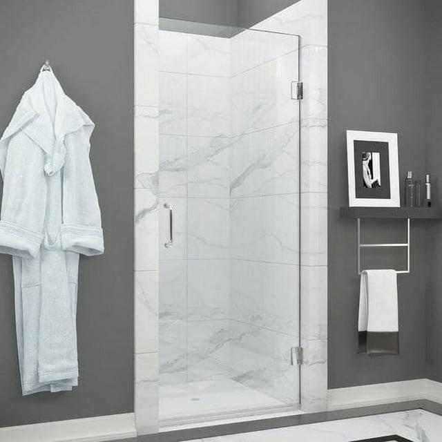 Fellow Series 30" x 72" Hinged Frameless Shower Door