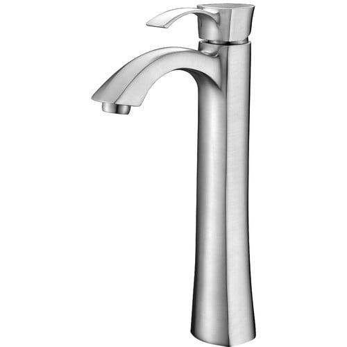 Harmony Series Brushed Nickel Minimalist Vessel Bathroom Faucet