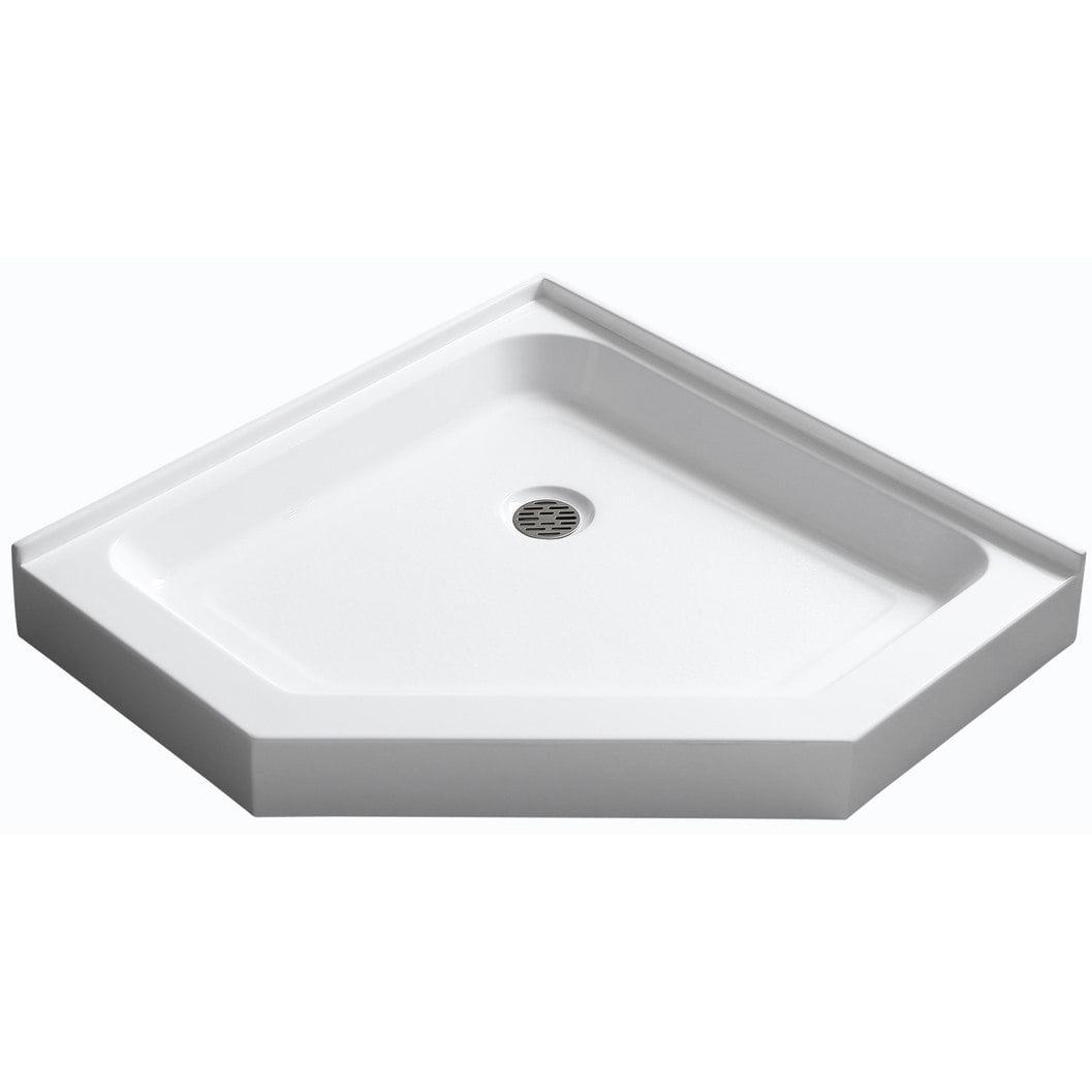 Randi 36'' W 36'' D Neo-Angle Double Shower Base