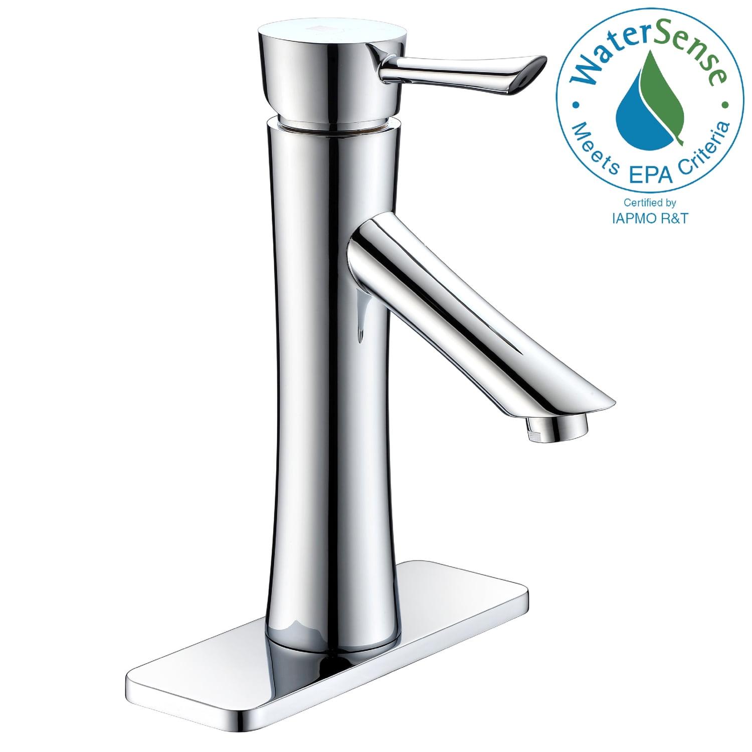 Sage Single-Hole Single-handle Bathroom Faucet with Drain Assembly