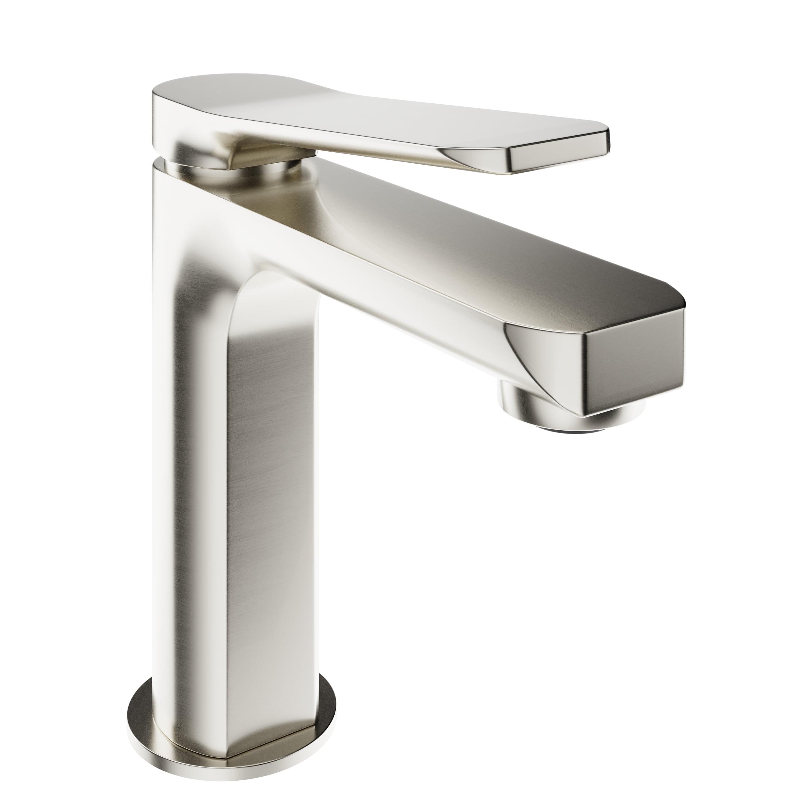 Single-Hole Single-handle Bathroom Faucet with Drain Assembly