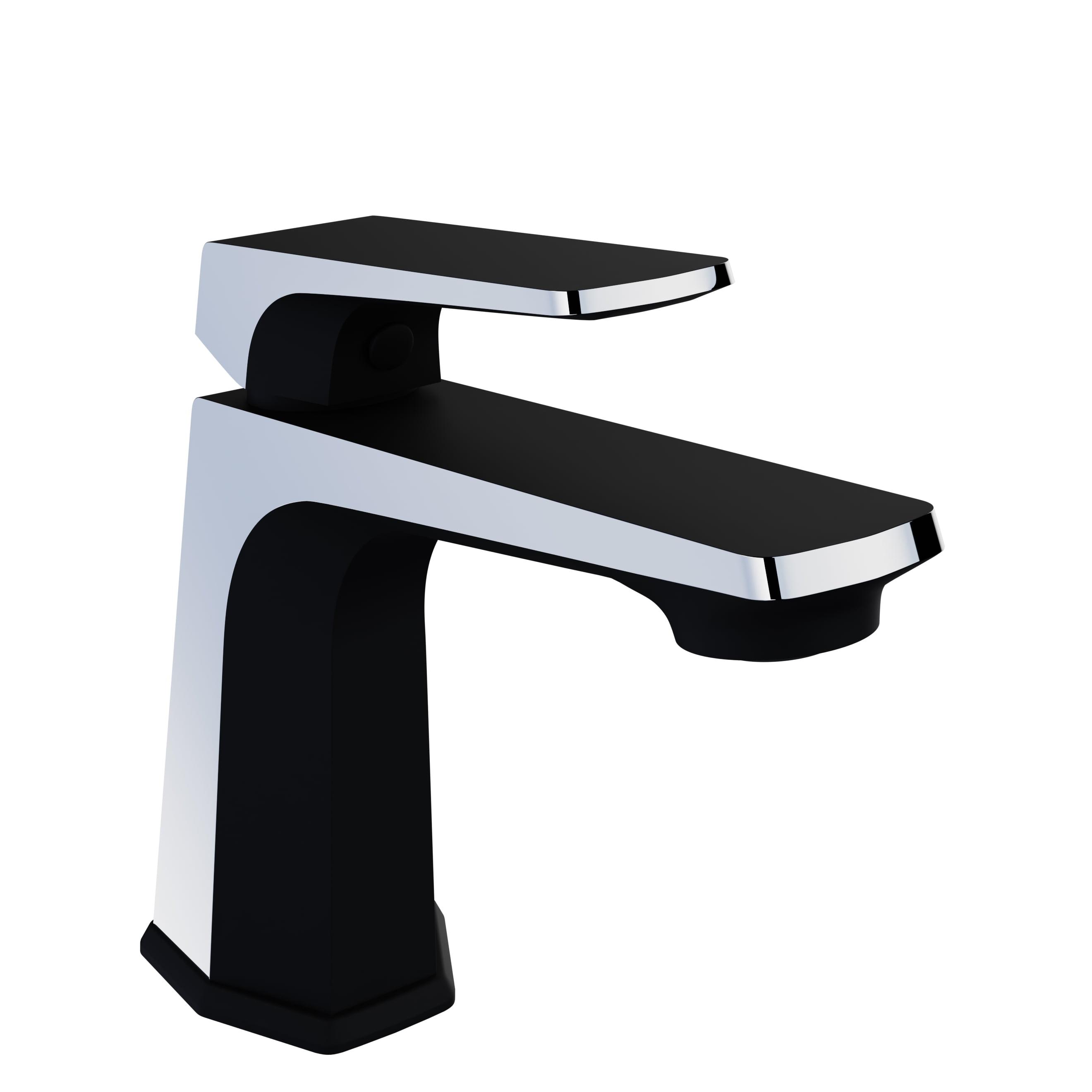 Single-Hole Single-handle Bathroom Faucet with Drain Assembly