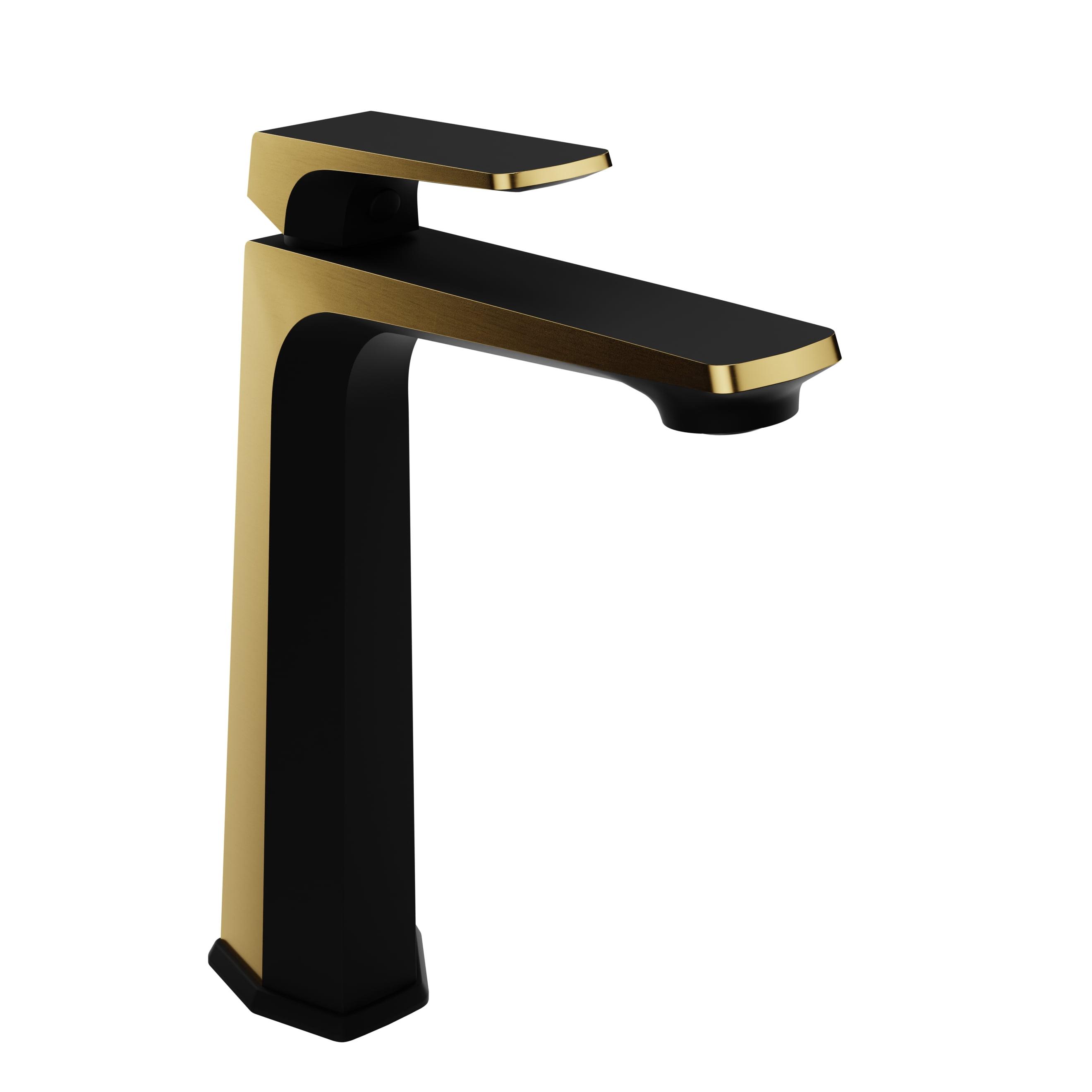 Single-Hole Single-handle Bathroom Faucet with Drain Assembly