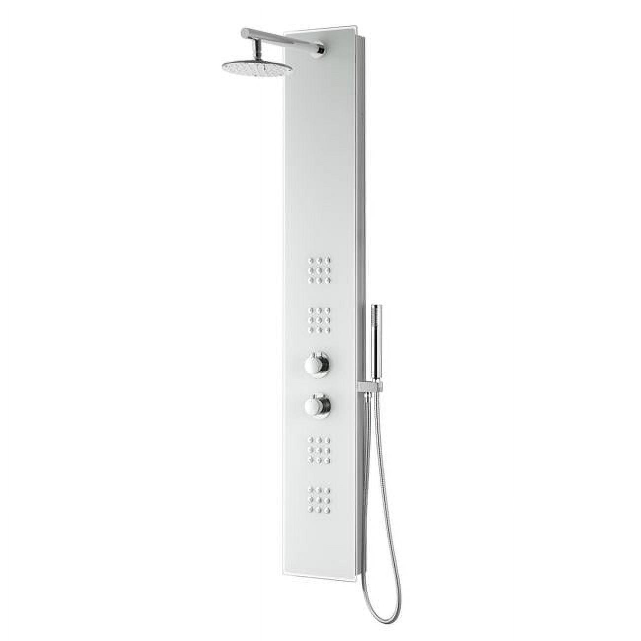 Veld Series 64'' Shower Panel with Adjustable Shower Head