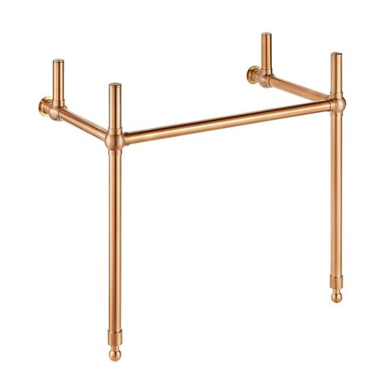ANZZI Verona 34.5"Bathroom Console Sink Base in Rose Gold & Stainless Steel