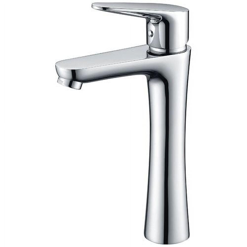 Single-Hole Bathroom Faucet with Drain Assembly