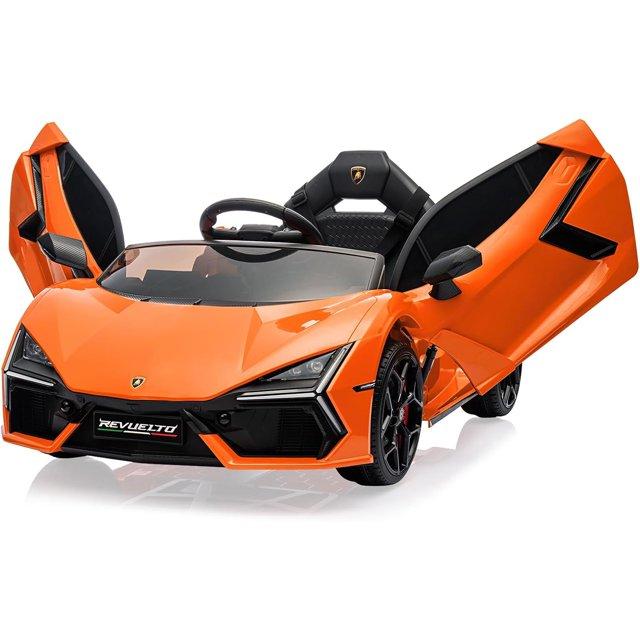 Hetoy 12V Kids Ride On Car, Licensed Lamborghini Revuelto Electric Car For Kids
