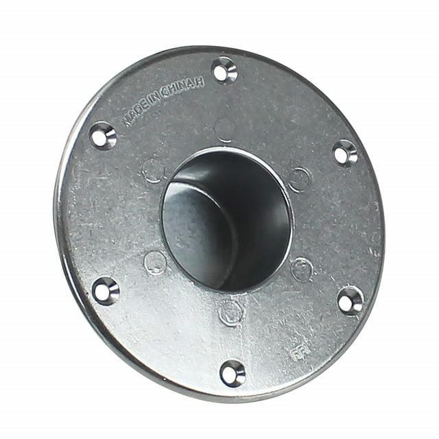 AP Products 013-1112 Chrome Round Recessed Mount Table Base