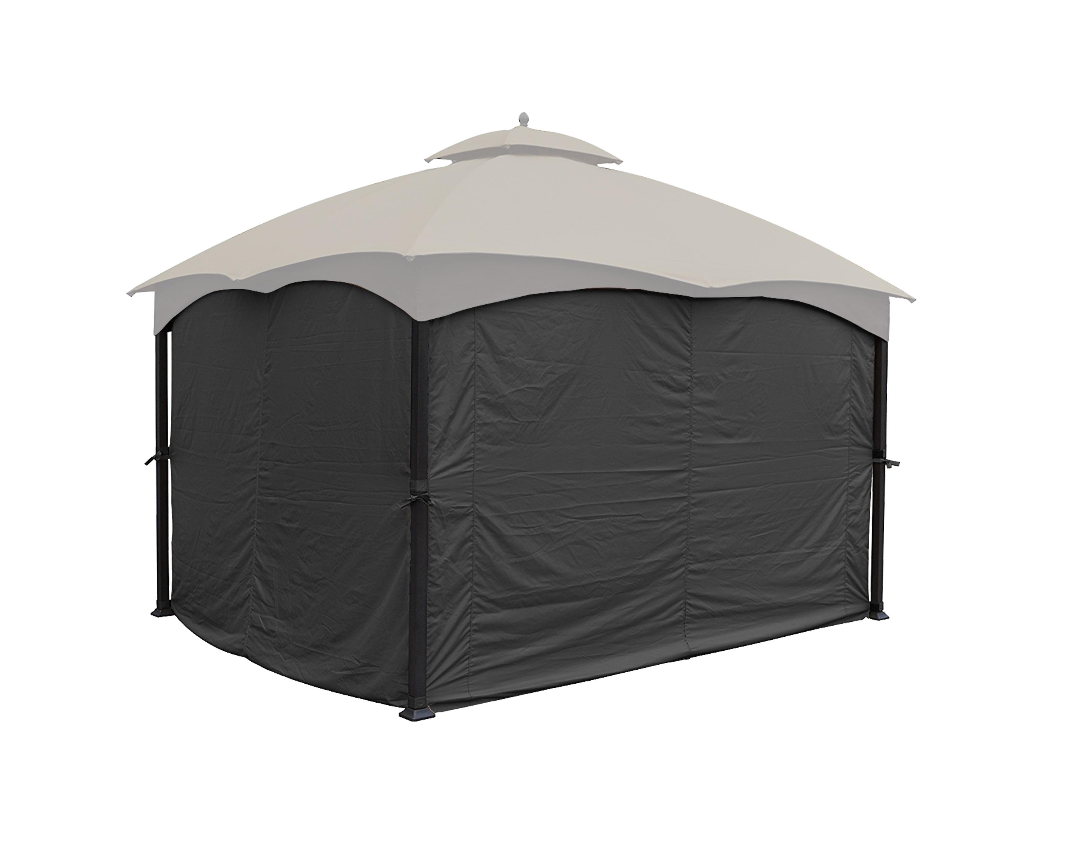 ​APEX GARDEN Privacy Curtain Set for 10' x 12' Gazebo