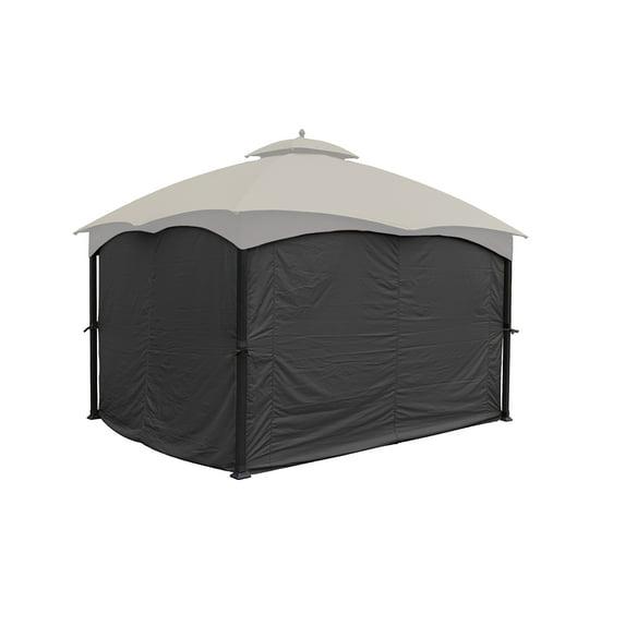 ​APEX GARDEN Privacy Curtain Set for 10' x 12' Gazebo