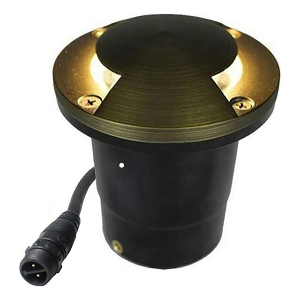 Bronze and Black Bi-Directional In-Ground Well Light