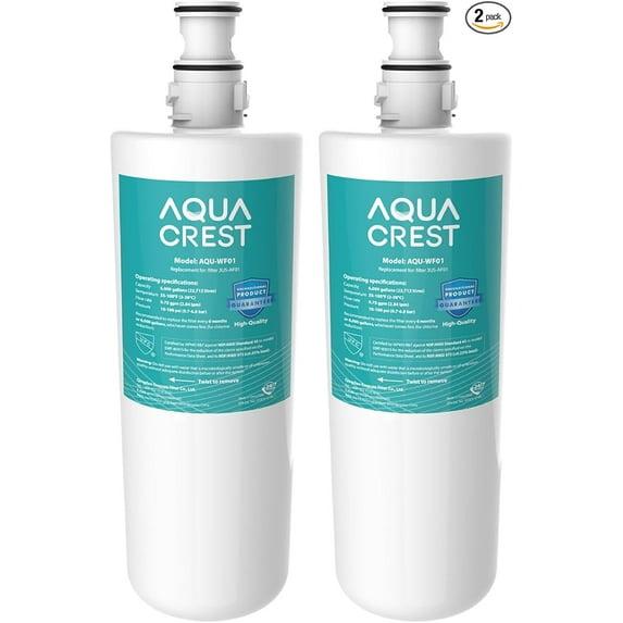 AQUA CREST 3US-AF01 Under Sink Water Filter, Replacement for Standard 3US-AF01, 3US-AS01, Aqua-Pure AP Easy C-CS-FF, WHCF-SRC, WHCF-SUFC, WHCF-SUF Water Filter, NSF/ANSI 42 Certified (Pack of 1)