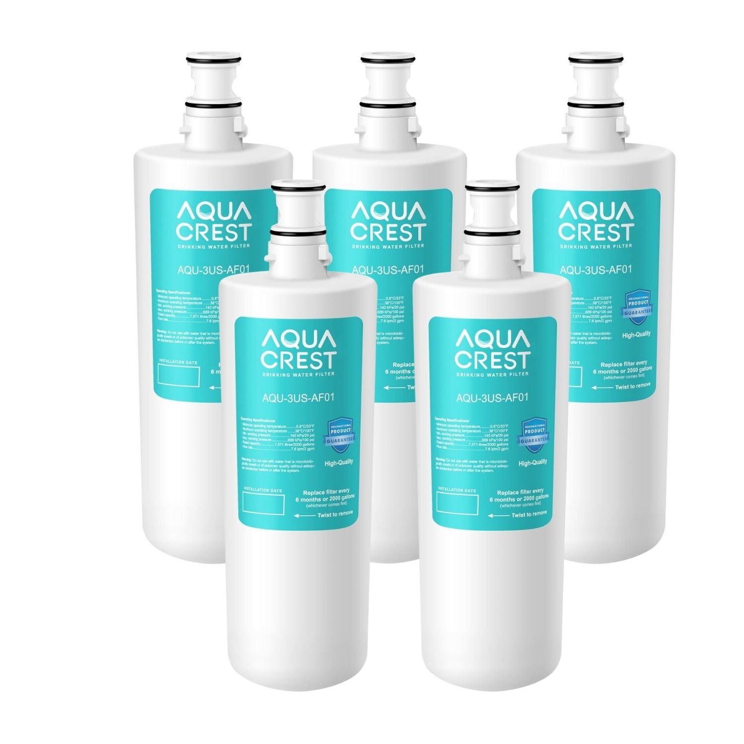 AQUA CREST 3US-AF01 Under Sink Water Filter, Replacement for Standard 3US-AF01, 3US-AS01, Aqua-Pure AP Easy C-CS-FF, WHCF-SRC, WHCF-SUFC, WHCF-SUF Water Filter, NSF/ANSI 42 Certified (Pack of 1)