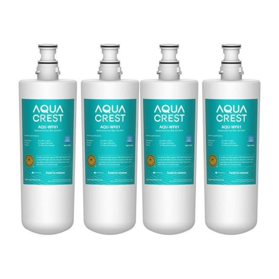 AQUA CREST 3US-AF01 Under Sink Water Filter, Replacement for Standard 3US-AF01, 3US-AS01, Aqua-Pure AP Easy C-CS-FF, WHCF-SRC, WHCF-SUFC, WHCF-SUF Water Filter, NSF/ANSI 42 Certified (Pack of 1)