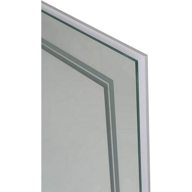 AQUADOM Soho Bathroom LED Wall-Mount Mirror with Dimmer, Defogger, Touch Control, Backlit and Front-Lit