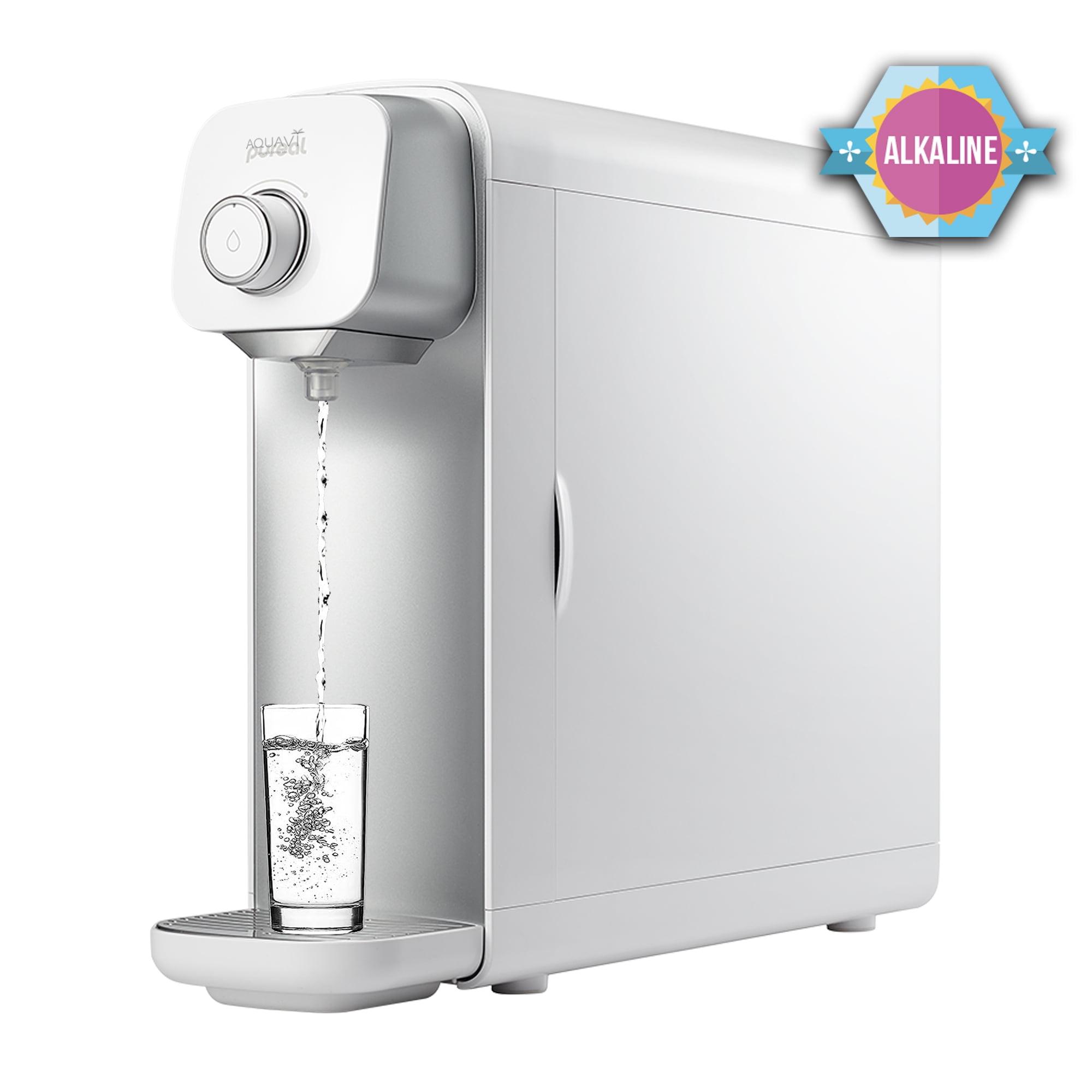 Aquavi 3-Stage Alkaline Spring Countertop Water Purifier Filtration System