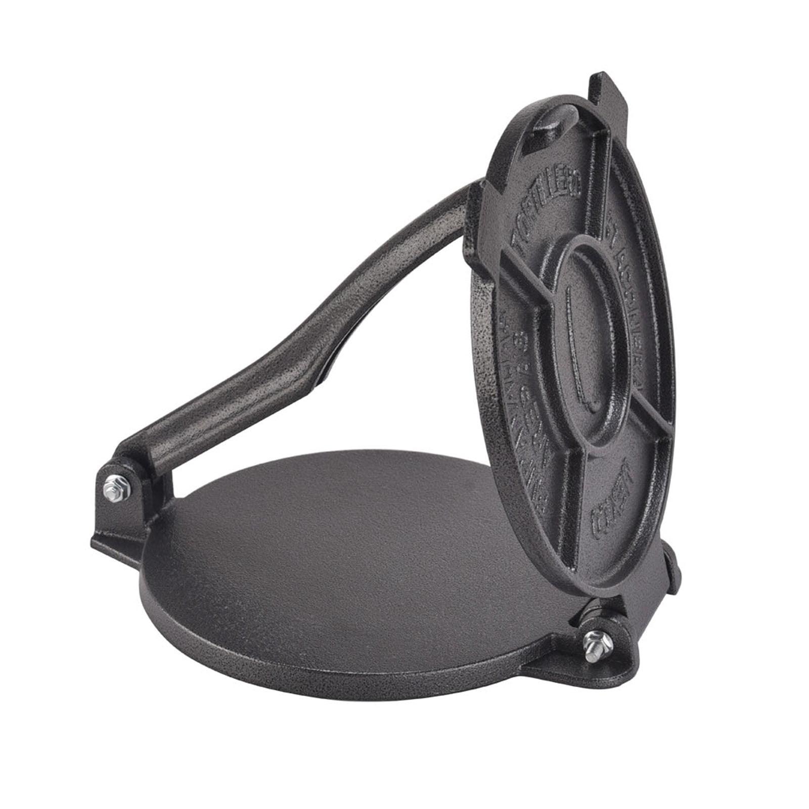 ARC 6.5'' Black Cast Iron Non-Stick Tortilla Press