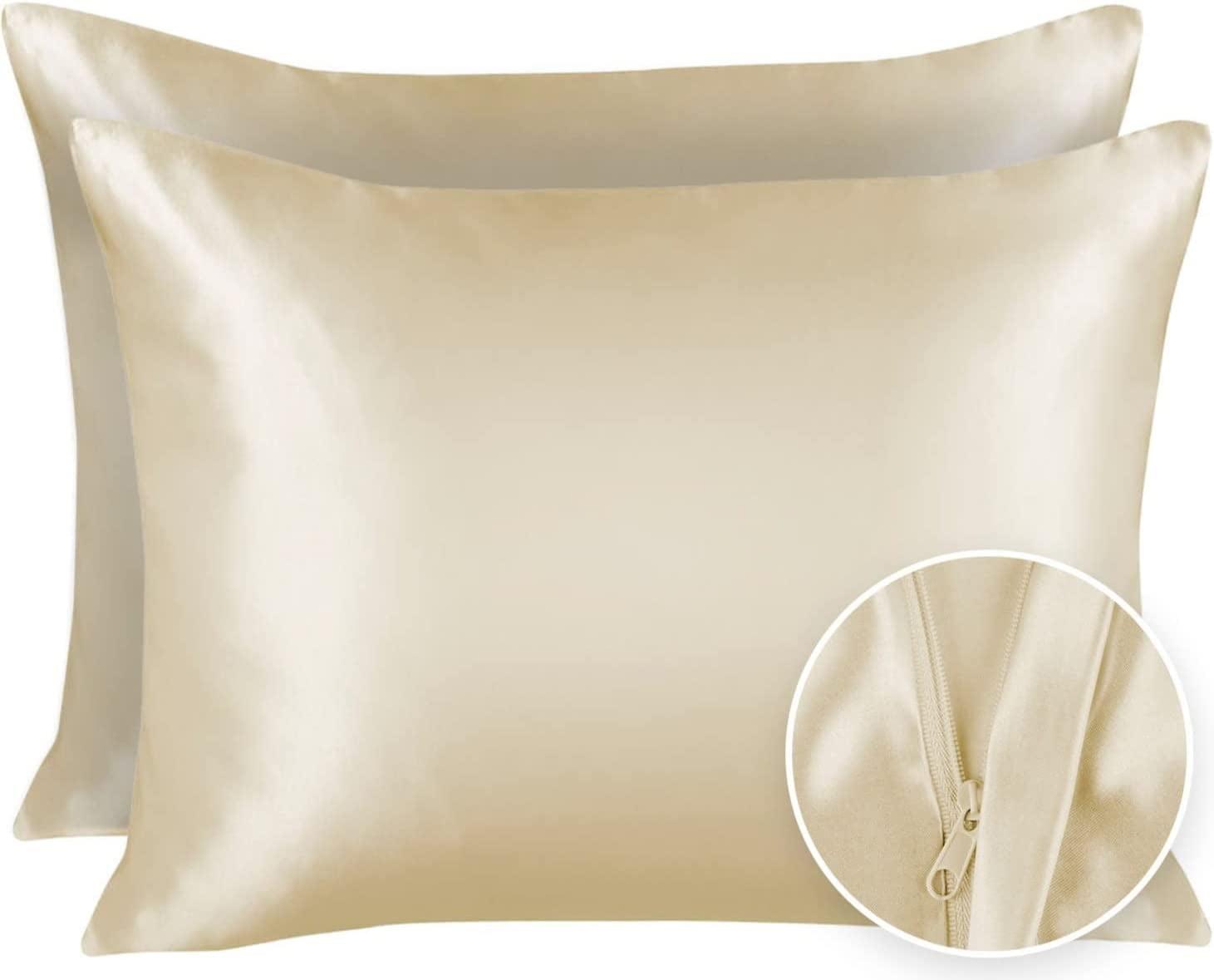 Shopbedding Blissford Satin Pillowcase with Zipper
