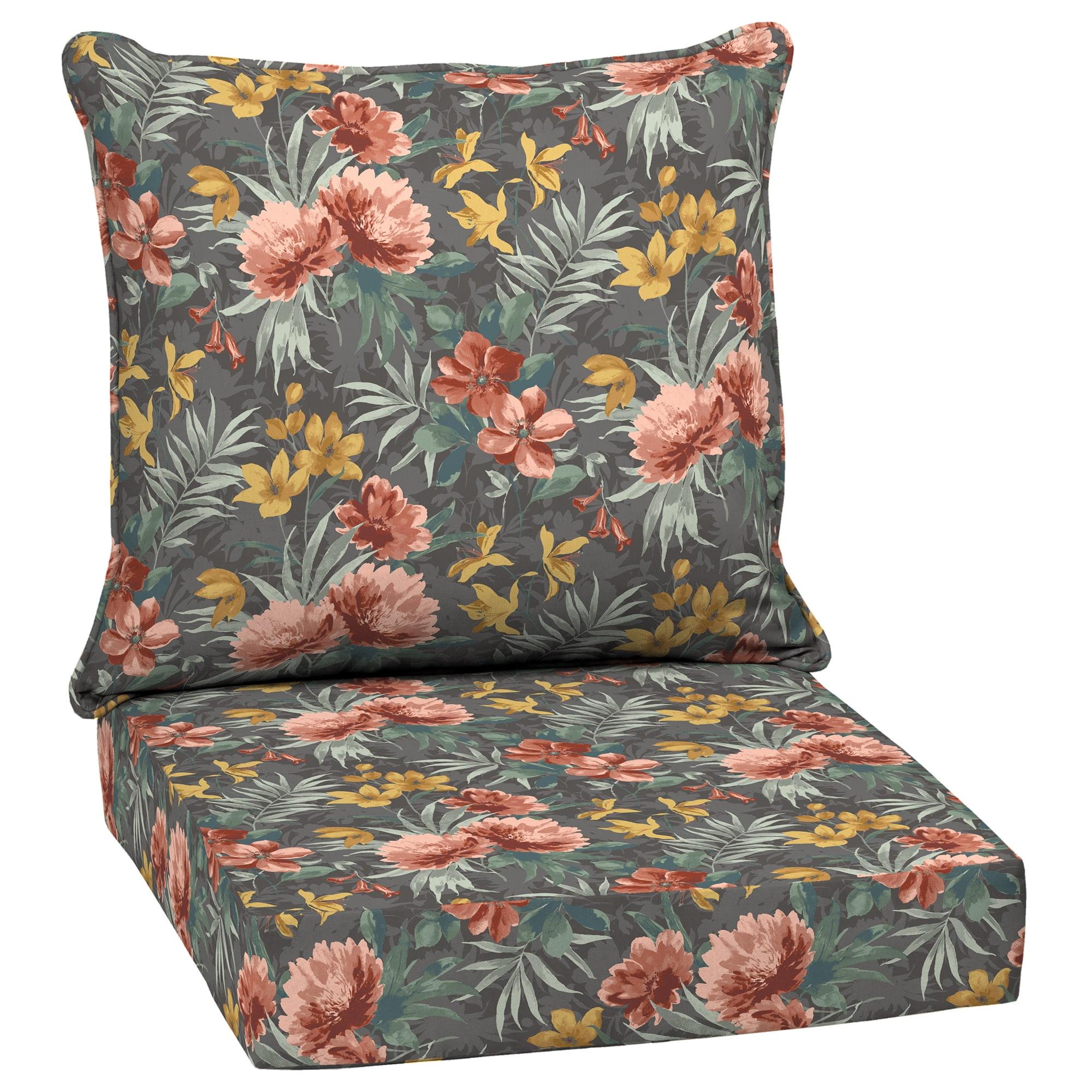 Phoebe Floral Outdoor Lounge Chair 5.75" Cushion