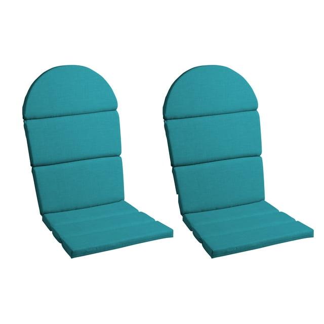 ARDEN Outdoor Foam Adirondack Cushion, Set of 2, 21.5 x 19, Water repellent, Fade Resistant, Foam Cushion for Adirondack Chairs 21.5 x 19