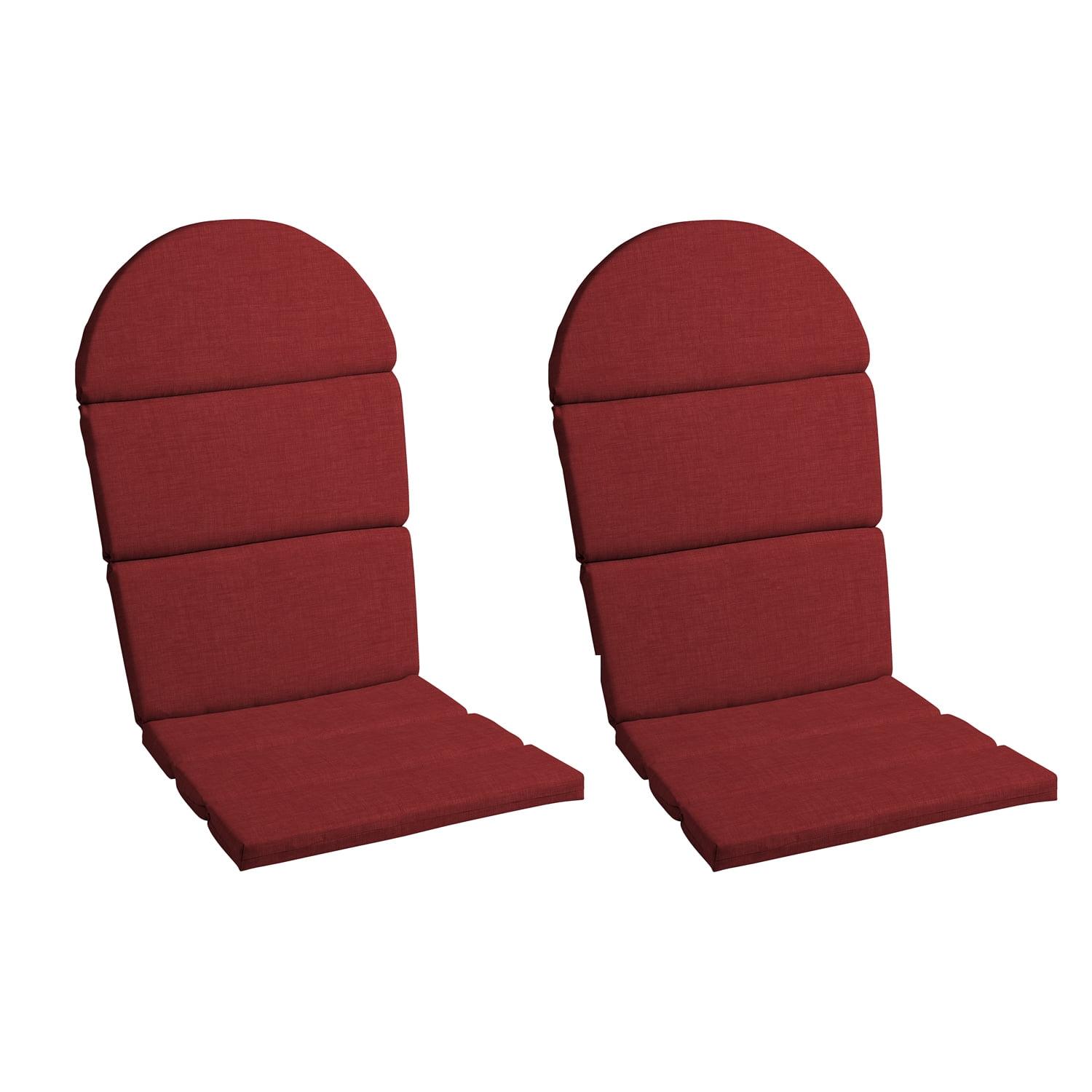 ARDEN Outdoor Foam Adirondack Cushion, Set of 2, 21.5 x 19, Water repellent, Fade Resistant, Foam Cushion for Adirondack Chairs 21.5 x 19