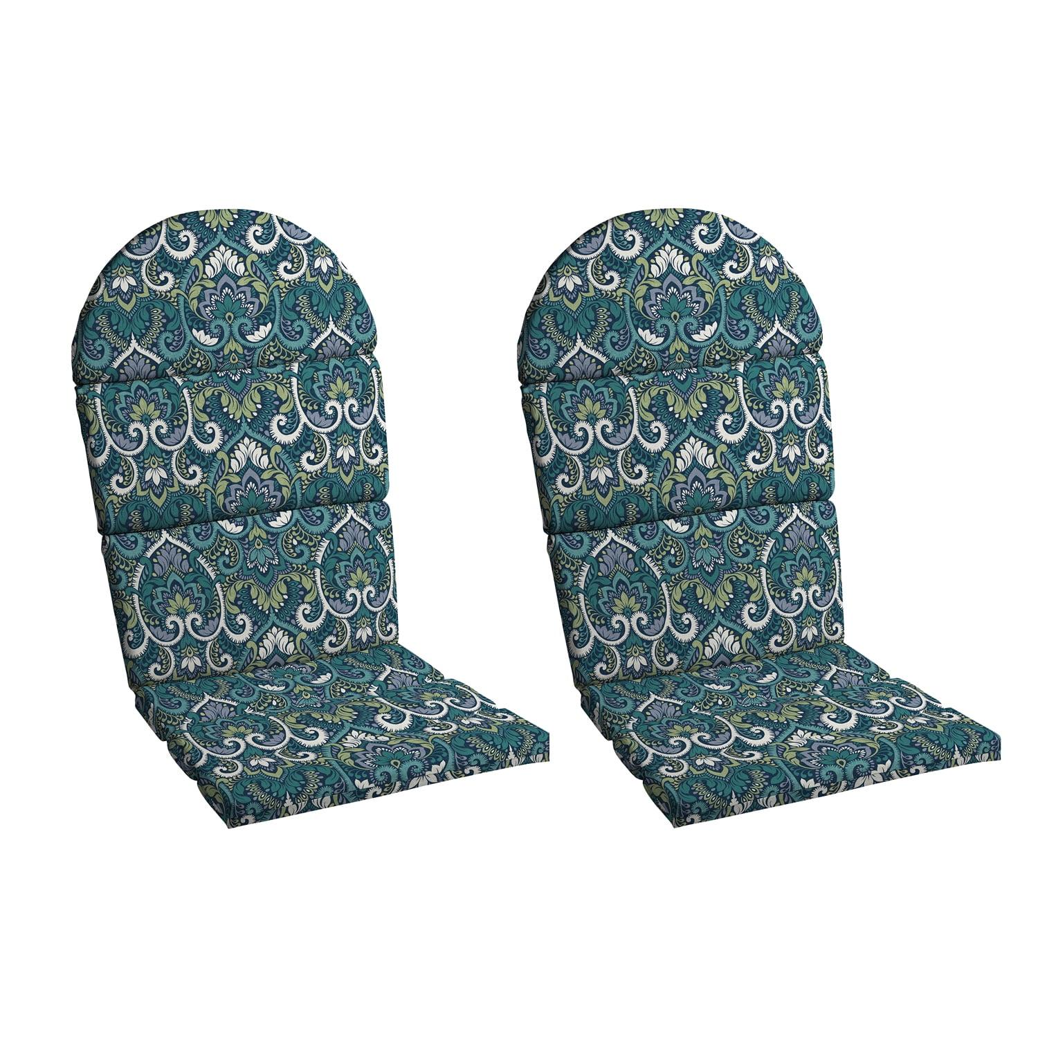 ARDEN Outdoor Foam Adirondack Cushion, Set of 2, 21.5 x 19, Water repellent, Fade Resistant, Foam Cushion for Adirondack Chairs 21.5 x 19
