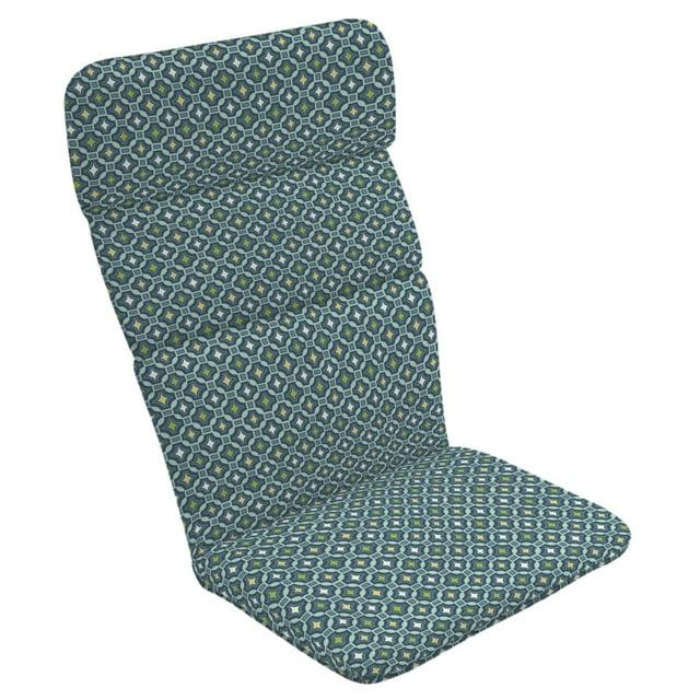 ARDEN Outdoor Rocking Chair or Adirondack Cushion, 20 x 17, Water Repellent, Fade Resistant 17 x 20, Alana Tile