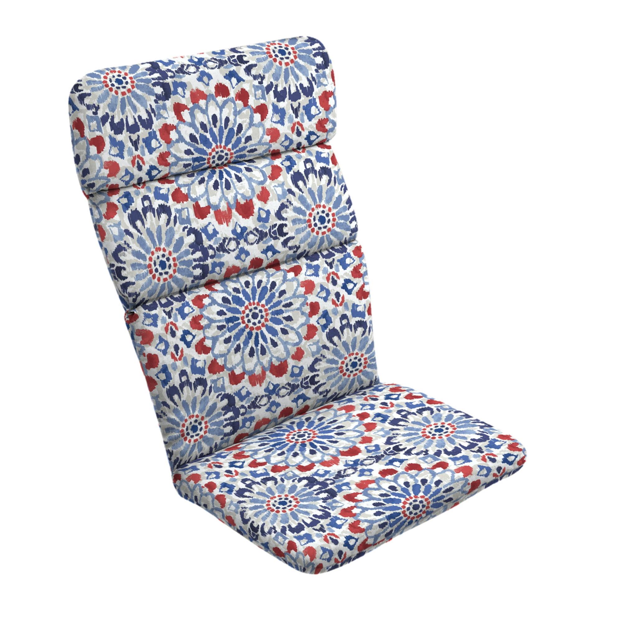 ARDEN Outdoor Rocking Chair or Adirondack Cushion, 20 x 17, Water Repellent, Fade Resistant 17 x 20, Clark Blue