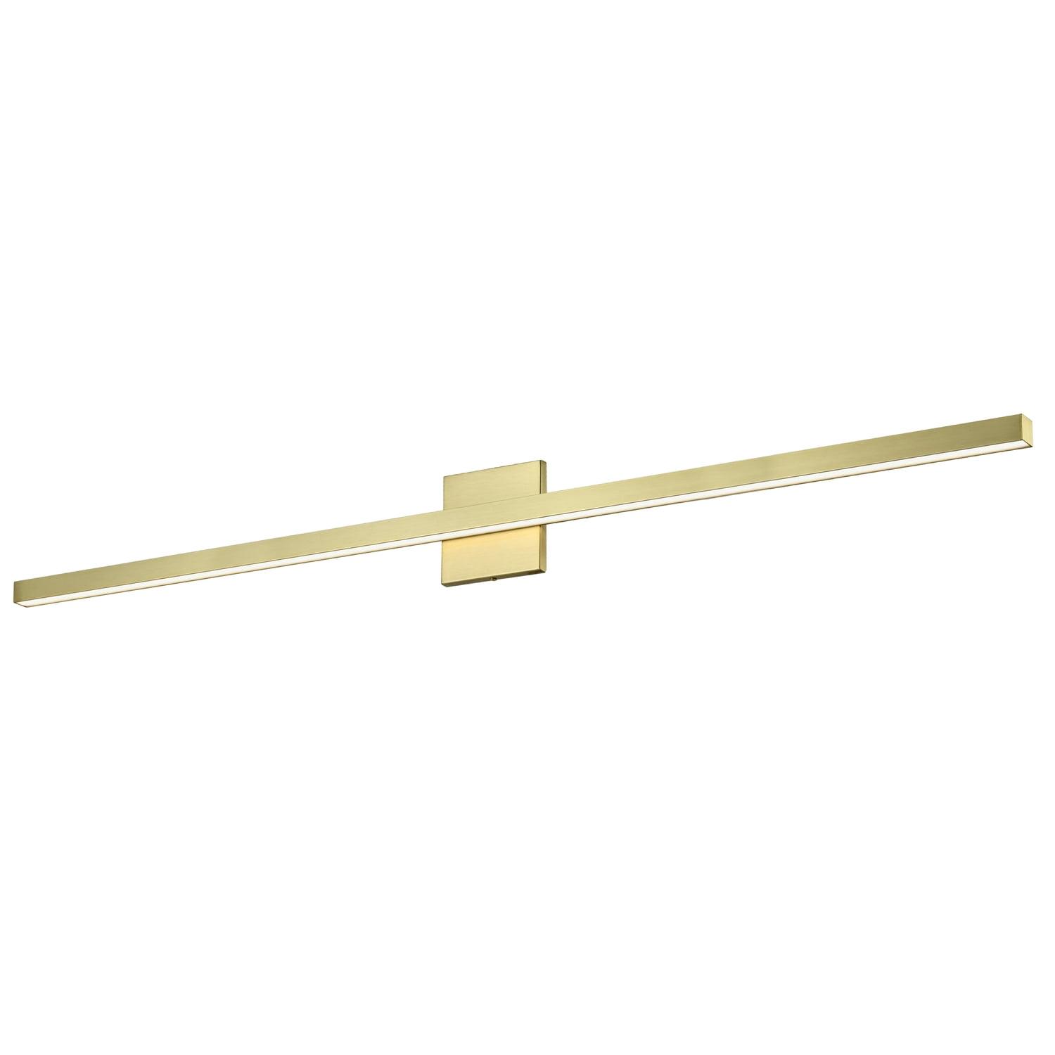 Aged Brass 47.5" Dimmable LED Vanity Light