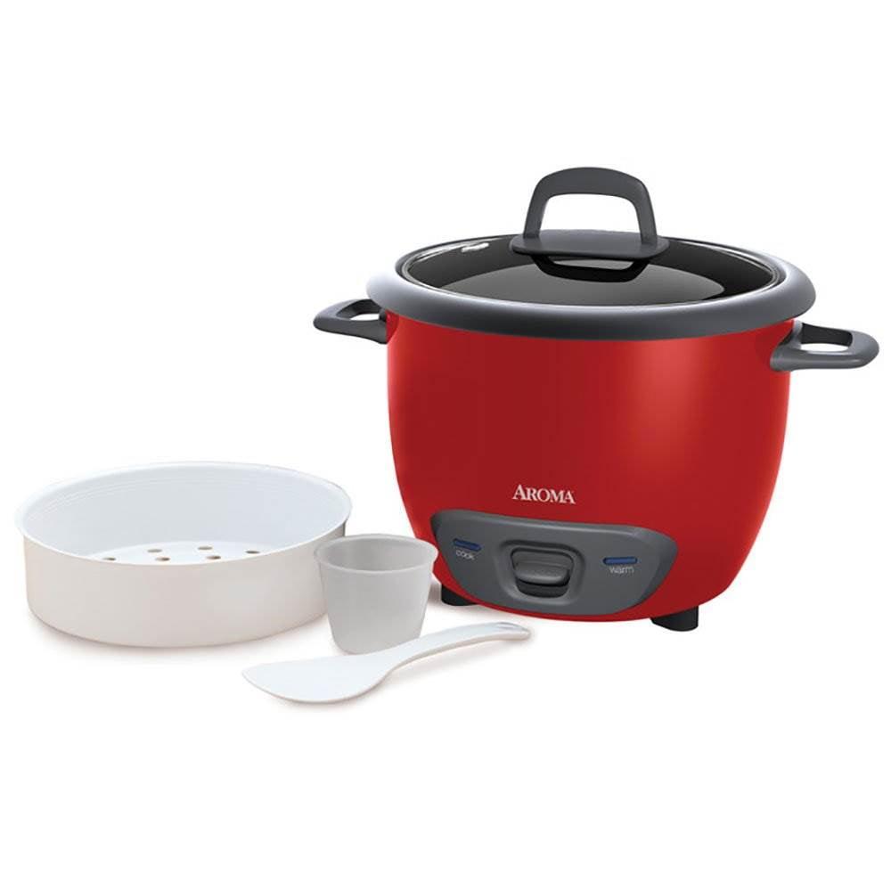 Aroma Aroma 14-Cup Pot Style Rice Cooker and Food Steamer Set
