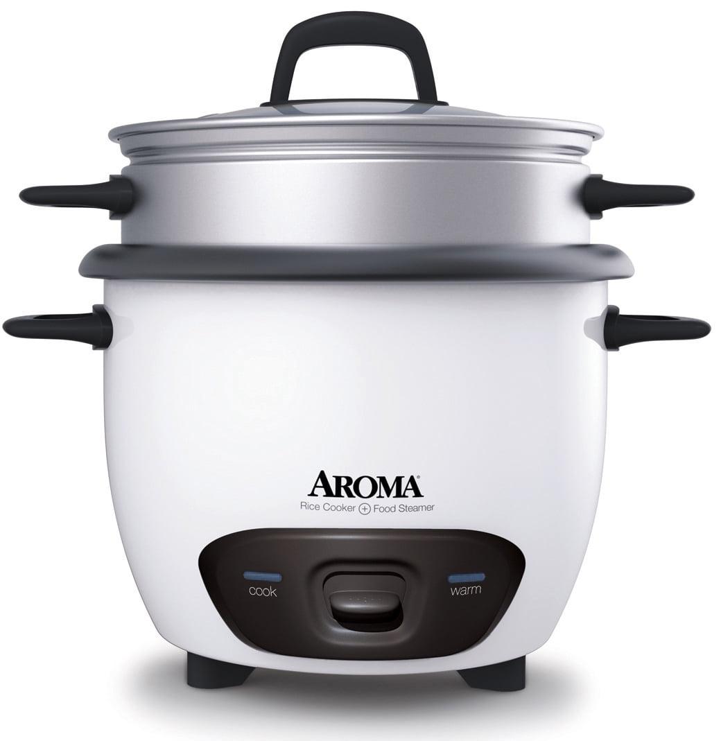 Aroma Aroma 14-Cup Pot Style Rice Cooker and Food Steamer Set
