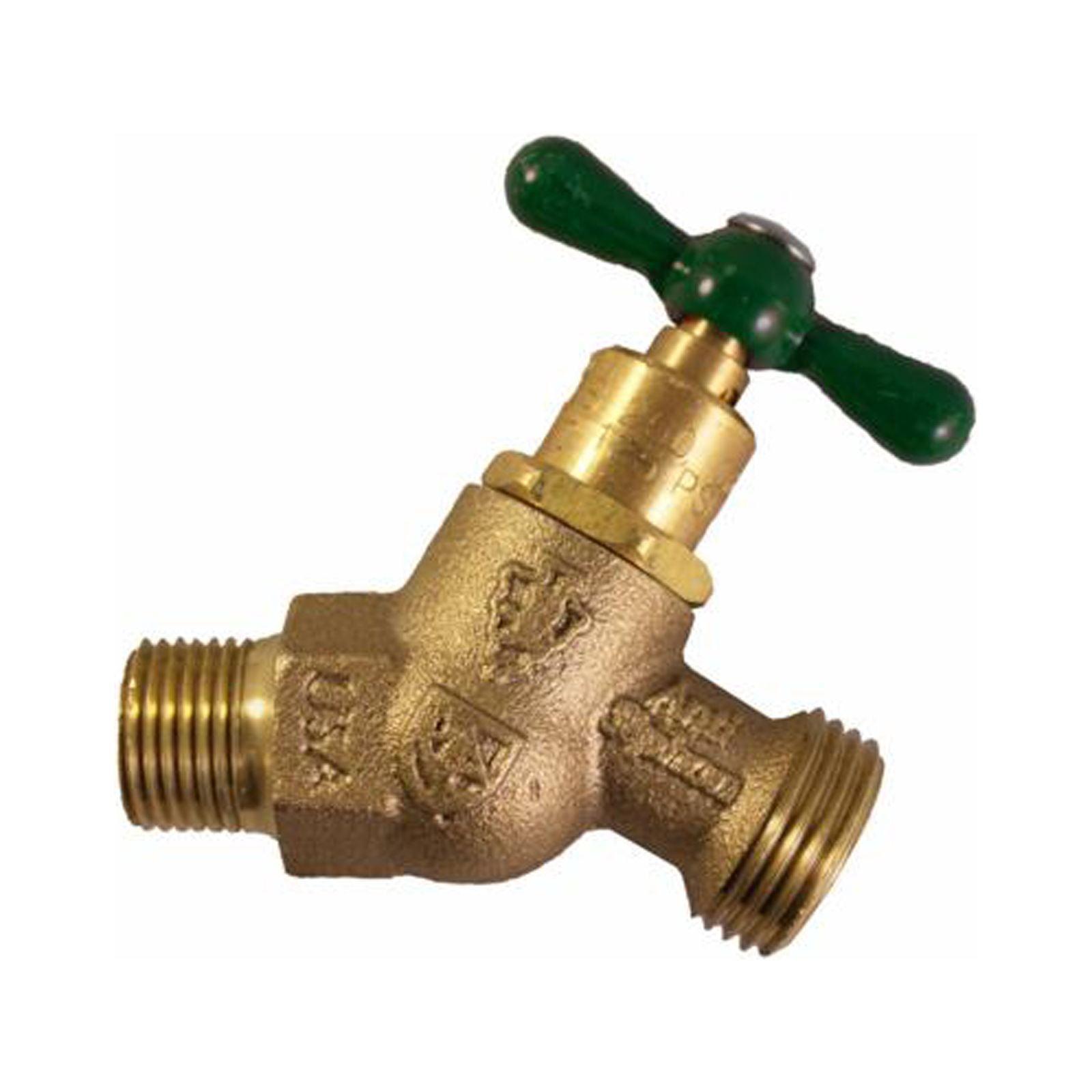 ARROWHEAD BRASS & PLUMBING 261LF 1/2" Male Iron Pipe x 3/4" Hose Connection